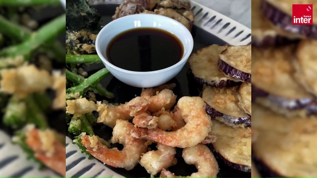 Les Tempura d'aubergines - Les recettes de François-Régis Gaudry
