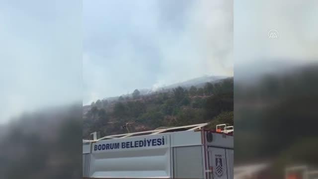 Son dakika! Tarım arazisi ve makilik alanda çıkan yangın söndürüldü