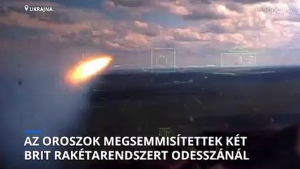Az oroszok megsemmisítettek két, a britektől Ukrajnába érkezett rakétarendszert