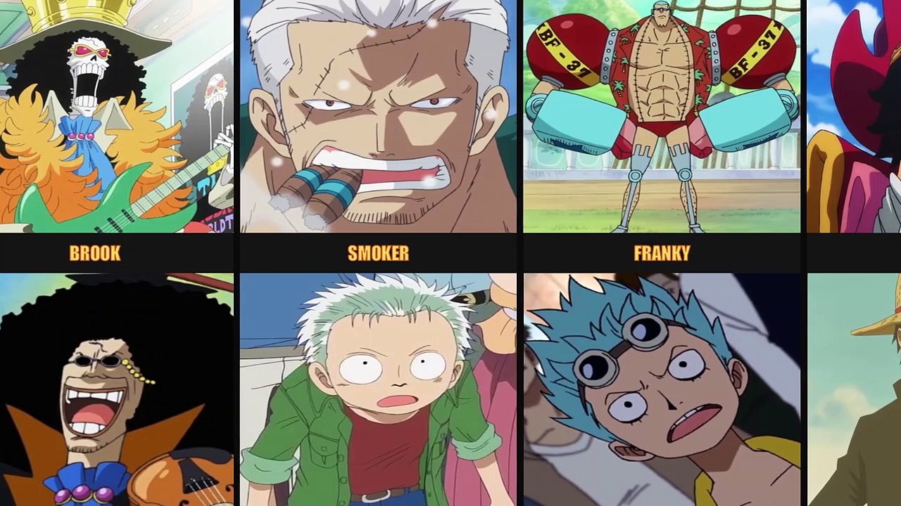 One Piece Characters - Young Version