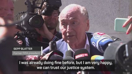 'Justice has been served' - Blatter and Platini found not guilty