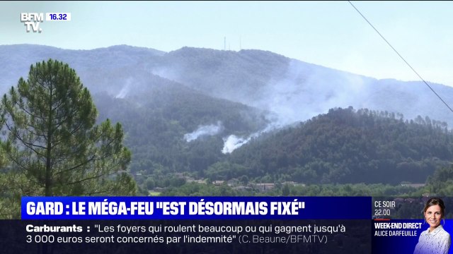 Incendie dans le Gard: le méga-feu est désormais fixé