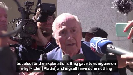 'Justice has been served' - Blatter and Platini found not guilty