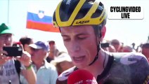 Jonas Vingegaard Reacts To Summit Finish | Stage 7 Tour de France 2022