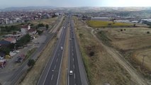 Tekirdağ-İstanbul kara yolunda bayram tatili yoğunluğu