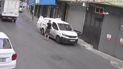 Park halindeki araçtan 59 bin TL'yi böyle çaldı