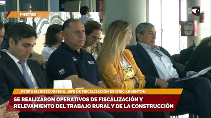 Se realizaron operativos de fiscalización y relevamiento del trabajo rural y de la construcción