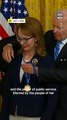 Gabby Giffords Awarded Presidential Medal of Freedom for Gun Reform Advocacy