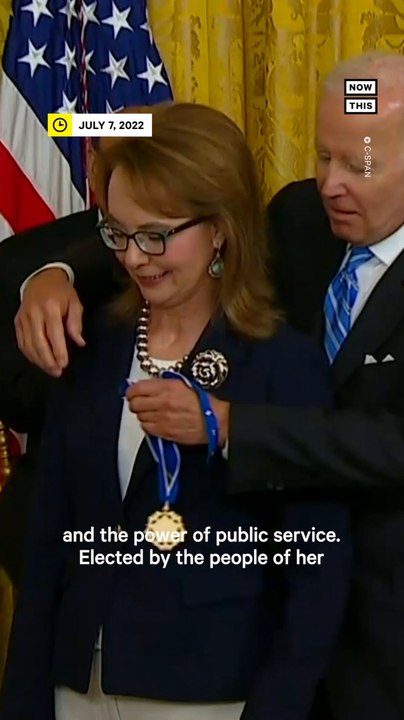 Gabby Giffords Awarded Presidential Medal of Freedom for Gun Reform Advocacy
