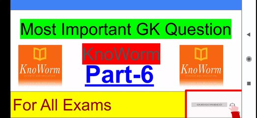Most important general knowledge question Part 6