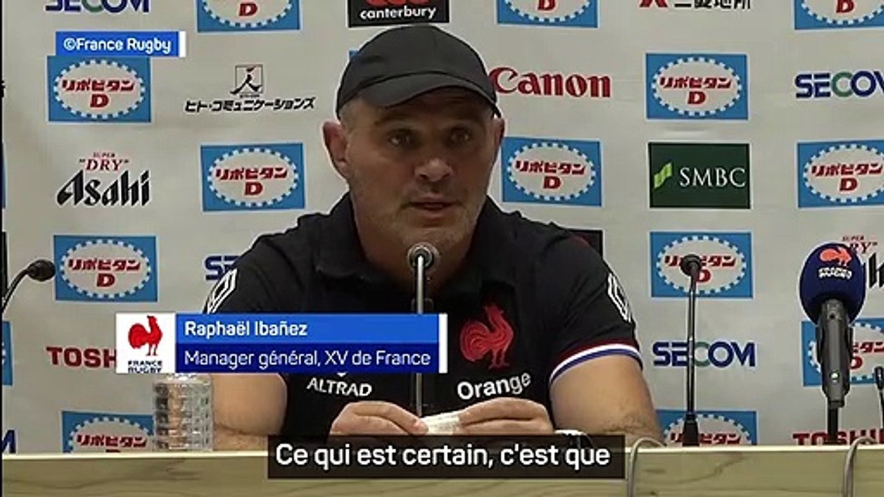 XV de France - Ibañez : "Nous avons beaucoup appris lors de cette tournée"