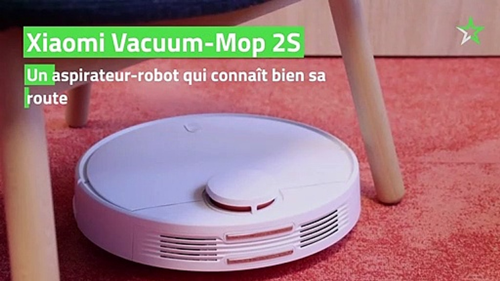 Test Xiaomi Vacuum-Mop 2S : un aspirateur-robot qui connaît bien sa route -  Vidéo Dailymotion