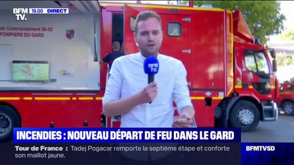 Un nouveau départ de feu dans le Gard s'est déclaré à la suite "d'un foyer encore actif [...] rapidement maîtrisé"