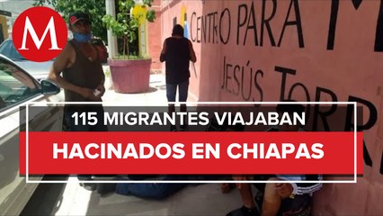 SSPC rescata a 115 migrantes en Chiapa de Corzo