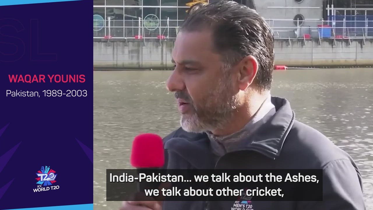 'India-Pakistan rivalry should rival the Ashes'- Waqar Younis