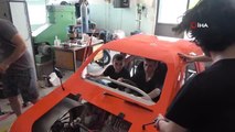 Liseli öğrenciler, ürettikleri 'Safrantech' isimli elektrikli araçla TEKNOFEST'te yarışacak