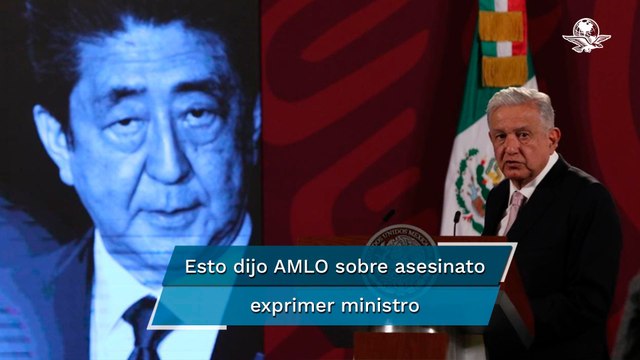 “Nuestro pésame al pueblo de Japón”: AMLO tras asesinato del exprimer ministro Shinzo Abe