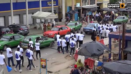 Lanfiara Sport d'Attécoubé célèbre sa montée en Ligue 2
