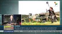 China realizó ejercicios militares en la zona del estrecho de Taiwán