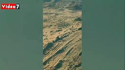 تفحم أتوبيس بطريق "الزعفرانة - السخنة" ونجاة 45 راكبا