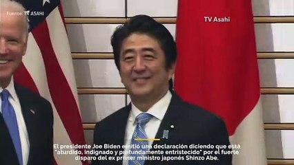 Joe Biden 'atónito, indignado y profundamente entristecido' por la muerte de Shinzo Abe