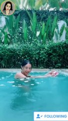 Menari Di Kolam Renang Part 1 | Ternyata Susah Ya #HotVloger