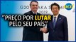 Bolsonaro faz homenagem a Shinzo Abe em São Paulo