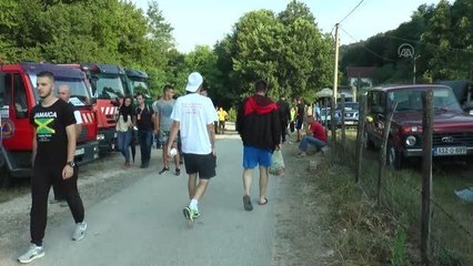 Srebrenitsa'daki "Barış Yürüyüşü" katılımcıları Liplje Kampı'na ulaştı