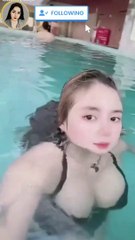 Menari Di Kolam Renang Part 2 | Hampir Tenggelam #HotVloger