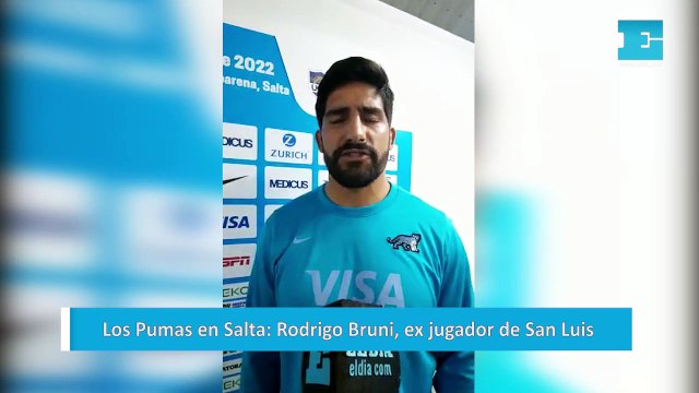 Los Pumas en Salta: Rodrigo Bruni, ex jugador de San Luis