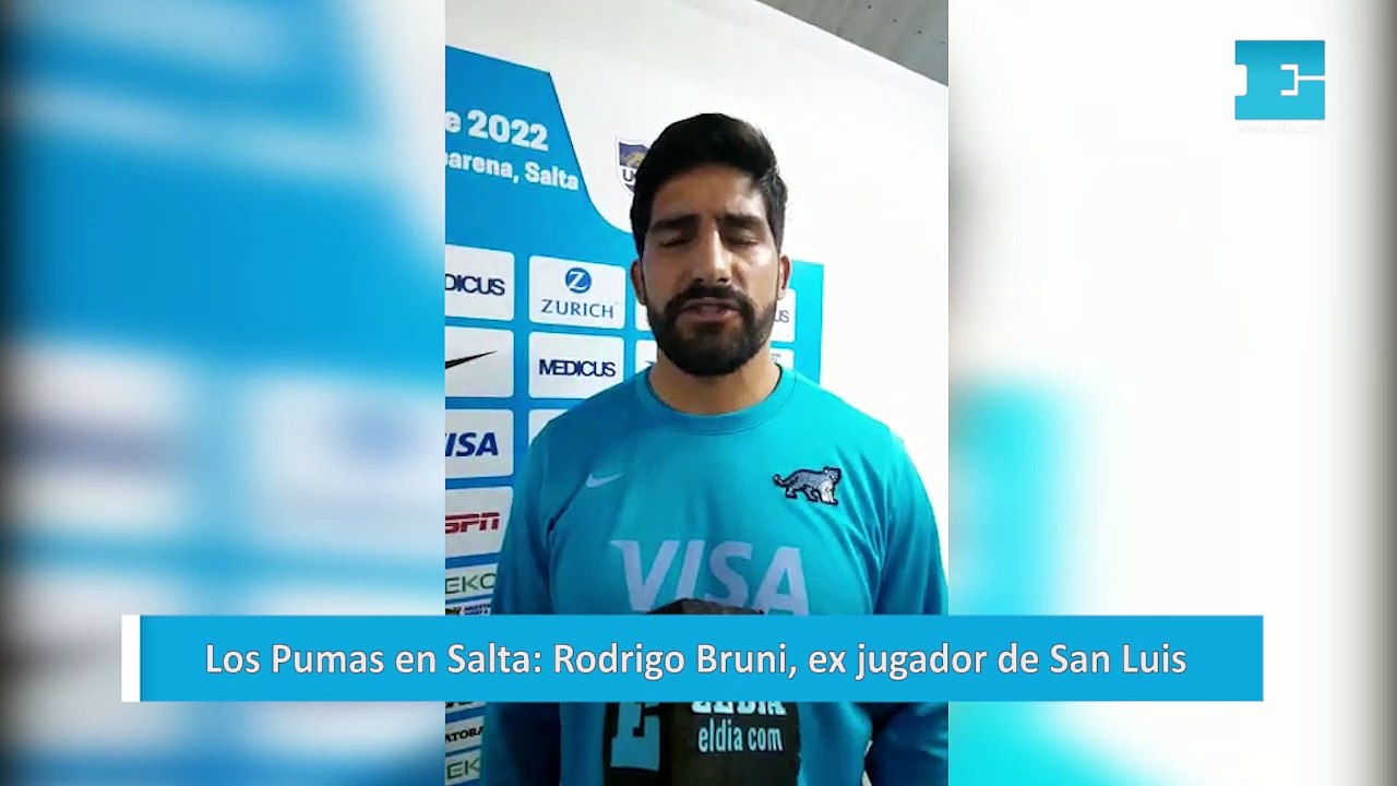 Los Pumas en Salta: Rodrigo Bruni, ex jugador de San Luis