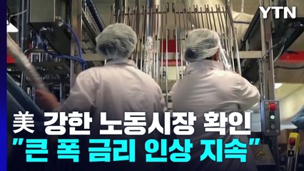 美 강한 노동시장 확인..."큰 폭 금리인상 지속" / YTN