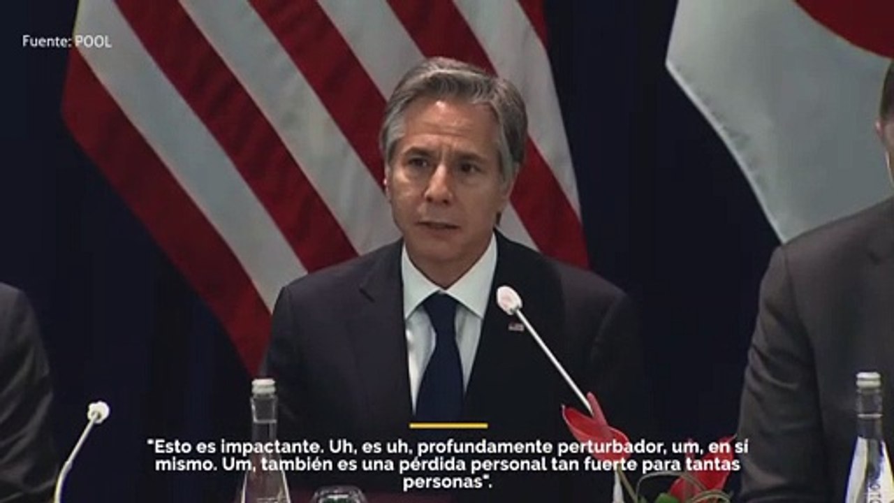 Blinken ofrece sus condolencias al pueblo de Japón