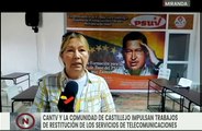 Miranda I CANTV trabaja en la restitución de los servicios de telecomunicaciones en Guatire