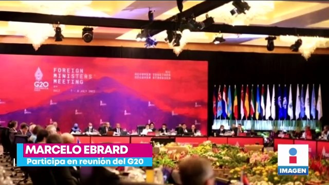 Ebrard condena agresiones contra Ucrania y exhorta a resolver el conflicto con Rusia