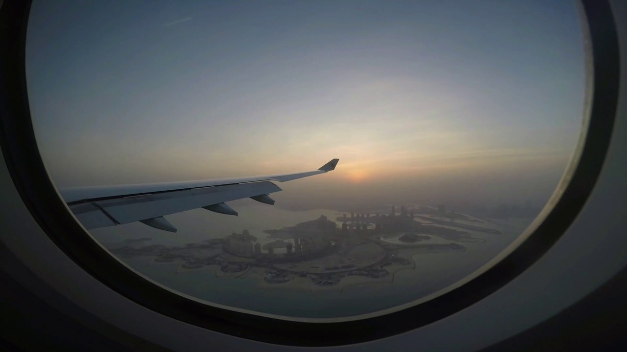 Qatar Airways A330-200 Beirut (BEY) To Doha (DOH) Full Flight Time Lapse