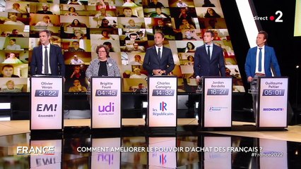 Julien Bayou sur France 2   :  Les moments forts de son discours lors du débat avant le premier tour