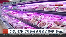 연말까지 소·닭고기·커피생두 등 7개 품목 관세 0%로