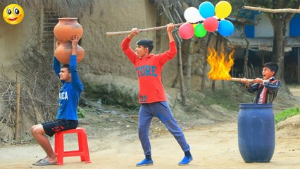 New Top Funny Comedy Video 2020__Very Funny Stupid Boys__Episode-103--Indian Fun   ME Tv