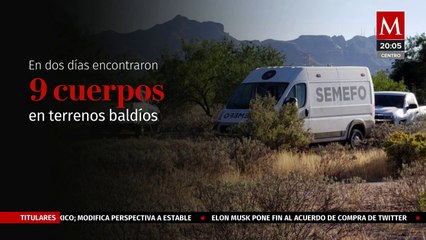Hallan nueve cuerpos dentro de lotes baldíos en Caborca, Sonora