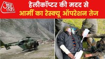 Injured airlifted amid rescue operation in Amarnath