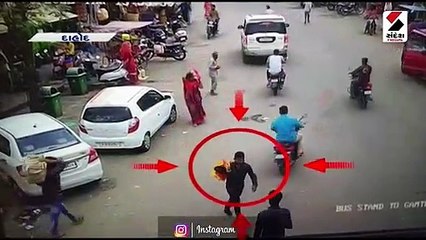 દાહોદના ઝાલોદમાં ભરબપોરે 10 લાખની લુંટ