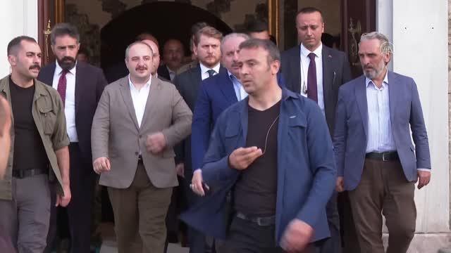 TBMM Başkanı Mustafa Şentop, bayram namazını Ayasofya-i Kebir Camii'nde kıldı