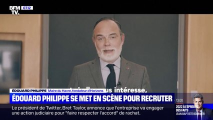 Edouard Philippe publie une vidéo pour appeler à adhérer à son parti "Horizons"