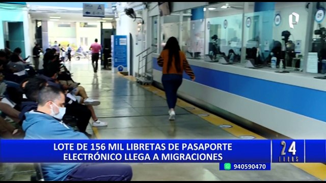 Migraciones: llegan más de 150 mil libretas de pasaporte electrónico a la sede central