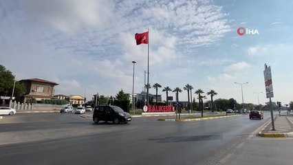Balıkesir'de kurban bayramının ilk gününde yollar boş kaldı