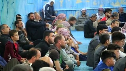 Suriye'nin kuzeyinde Kurban Bayramı namazı kılındı