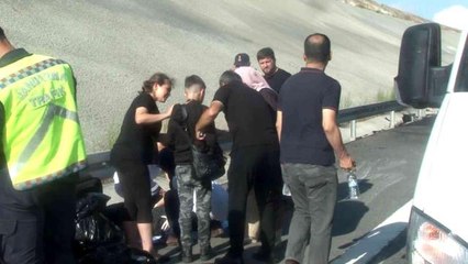 Son dakika haber | Türkiye'ye bayramlaşmaya gelen gurbetçi aile kaza yaptı: 1'i çocuk 2 yaralı