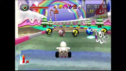 [PS1] Chocobo Racing Gameplay - Gingerbread Land (HD 60FPS)