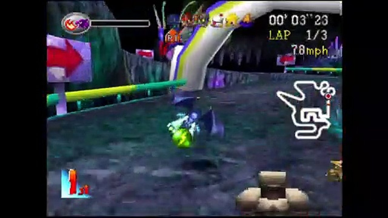 [PS1] Chocobo Racing Gameplay - Fantasia (HD 60FPS)